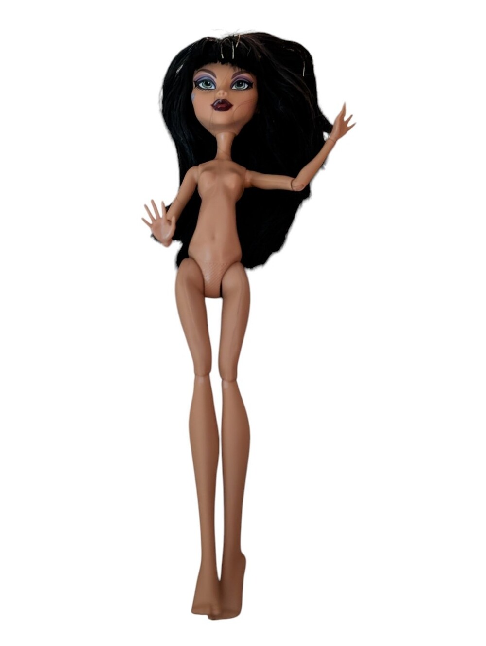 Monster High G1 First Wave Cleo De Nile Nude Doll Loose Gold Tinsel Hair